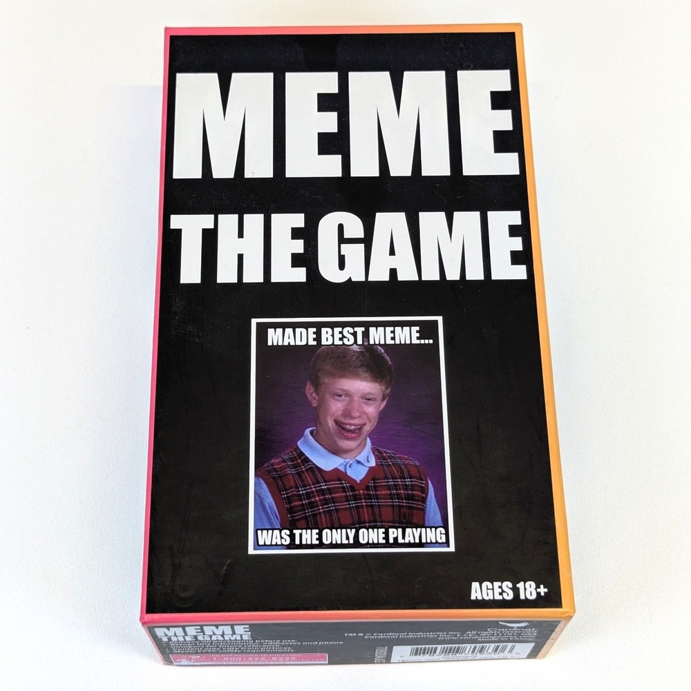 "Meme The Game" Adult Party Card Game 18+ Complete Cardinal Spin Master